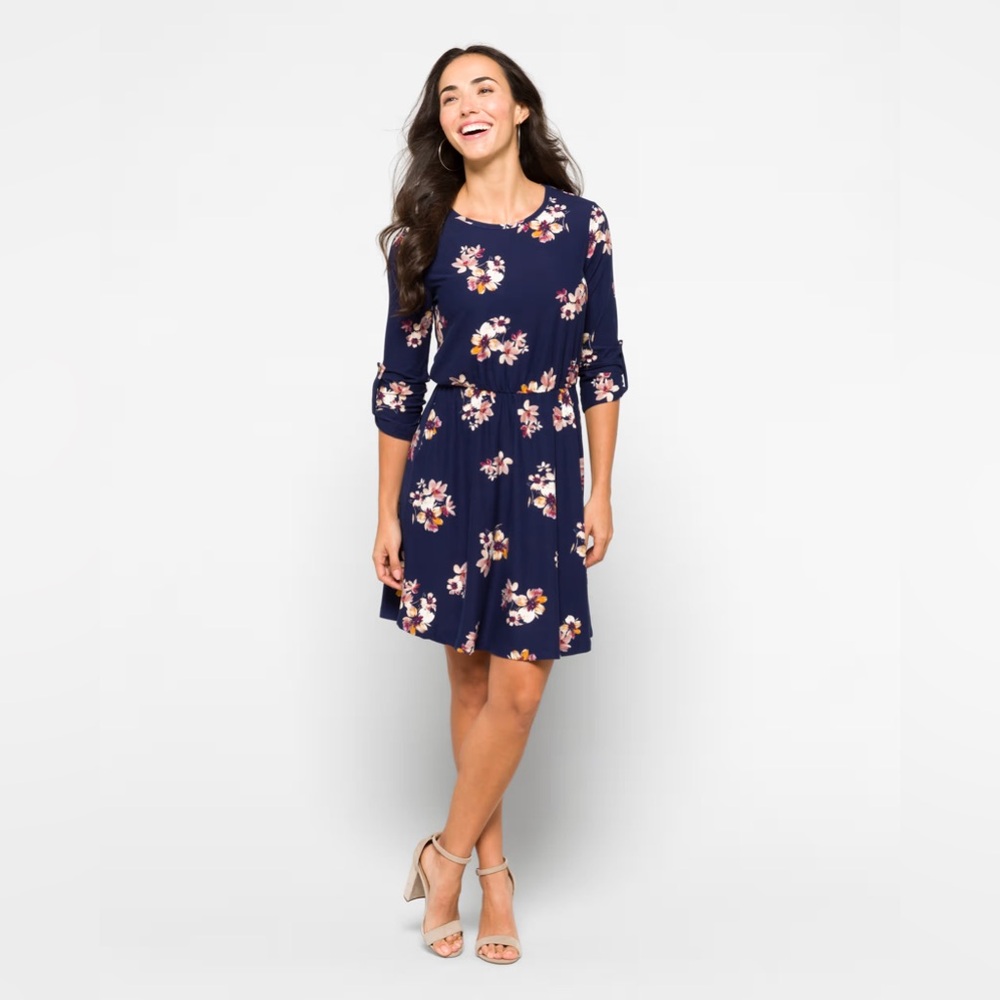 French Grey Murphy Brushed Knit Dress